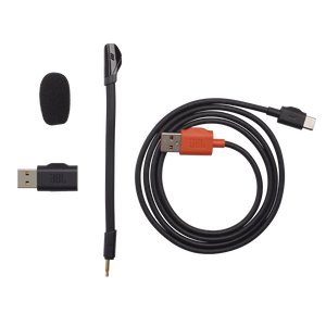 JBL Free WFH Wireless - Black - Wireless over-ear headset with detachable mic - Detailshot 3